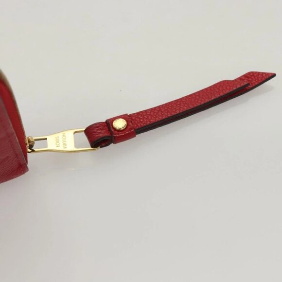 LOUIS VUITTON Monogram Empreinte Zippy Wallet Red M60737 LV Auth - Picture 5 of 12